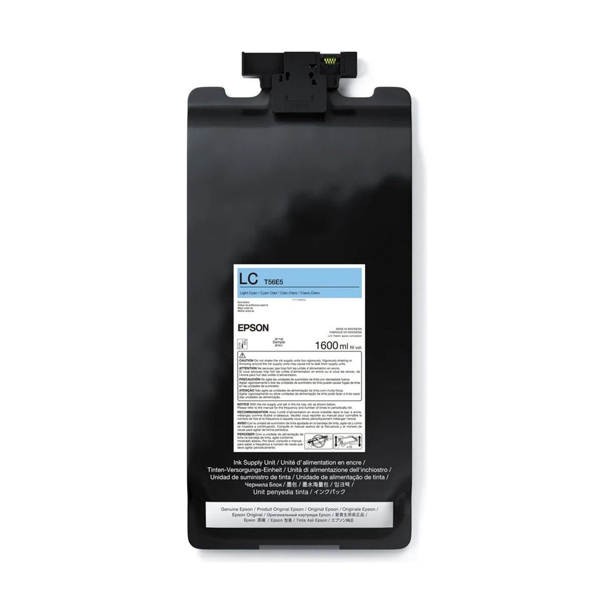 Epson T56E520 UltraChrome PRO12 Light Cyan Ink Pack For P20570 Printer — front view