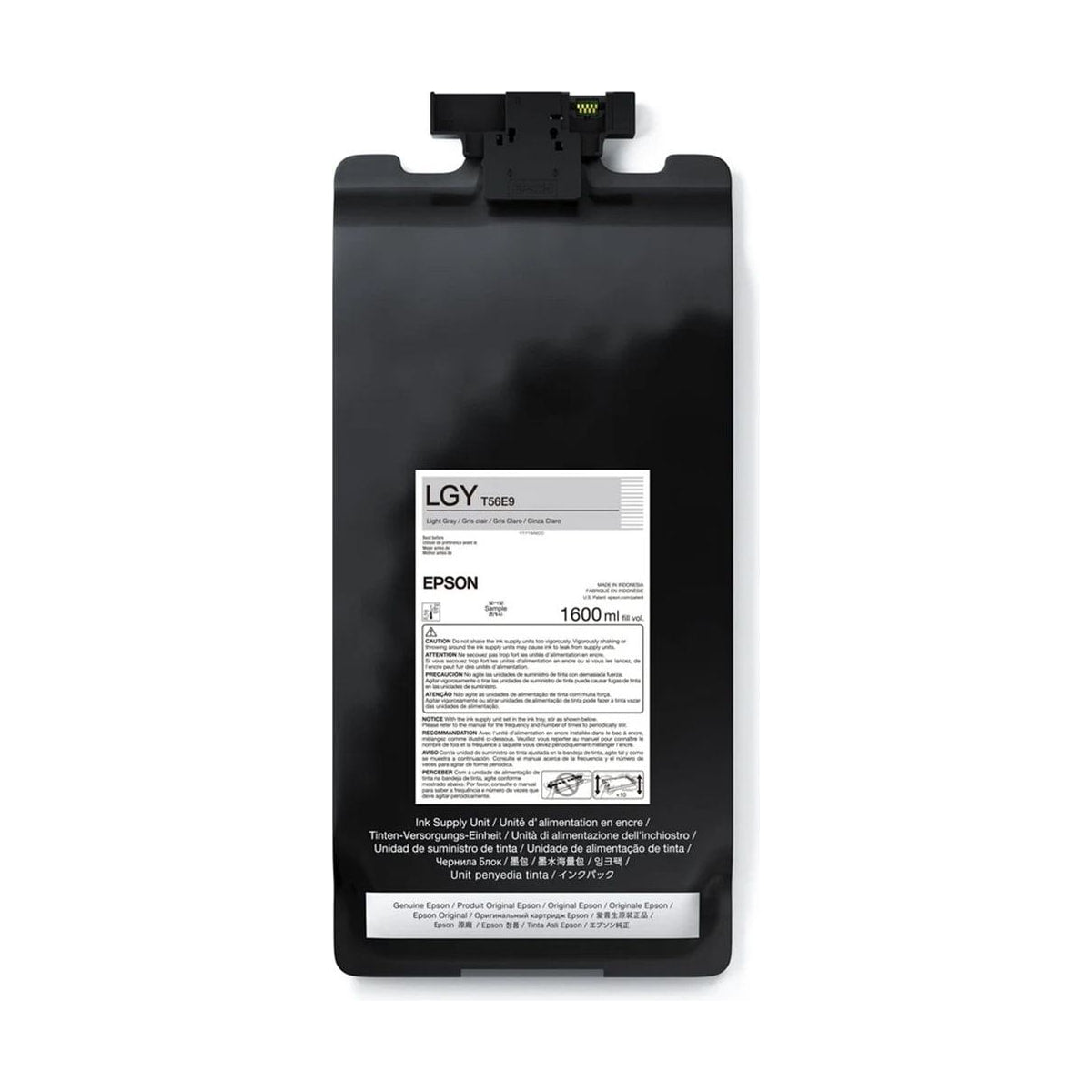 Epson T56E920 UltraChrome PRO12 Light Gray Ink Pack For P20570 Printer — front view