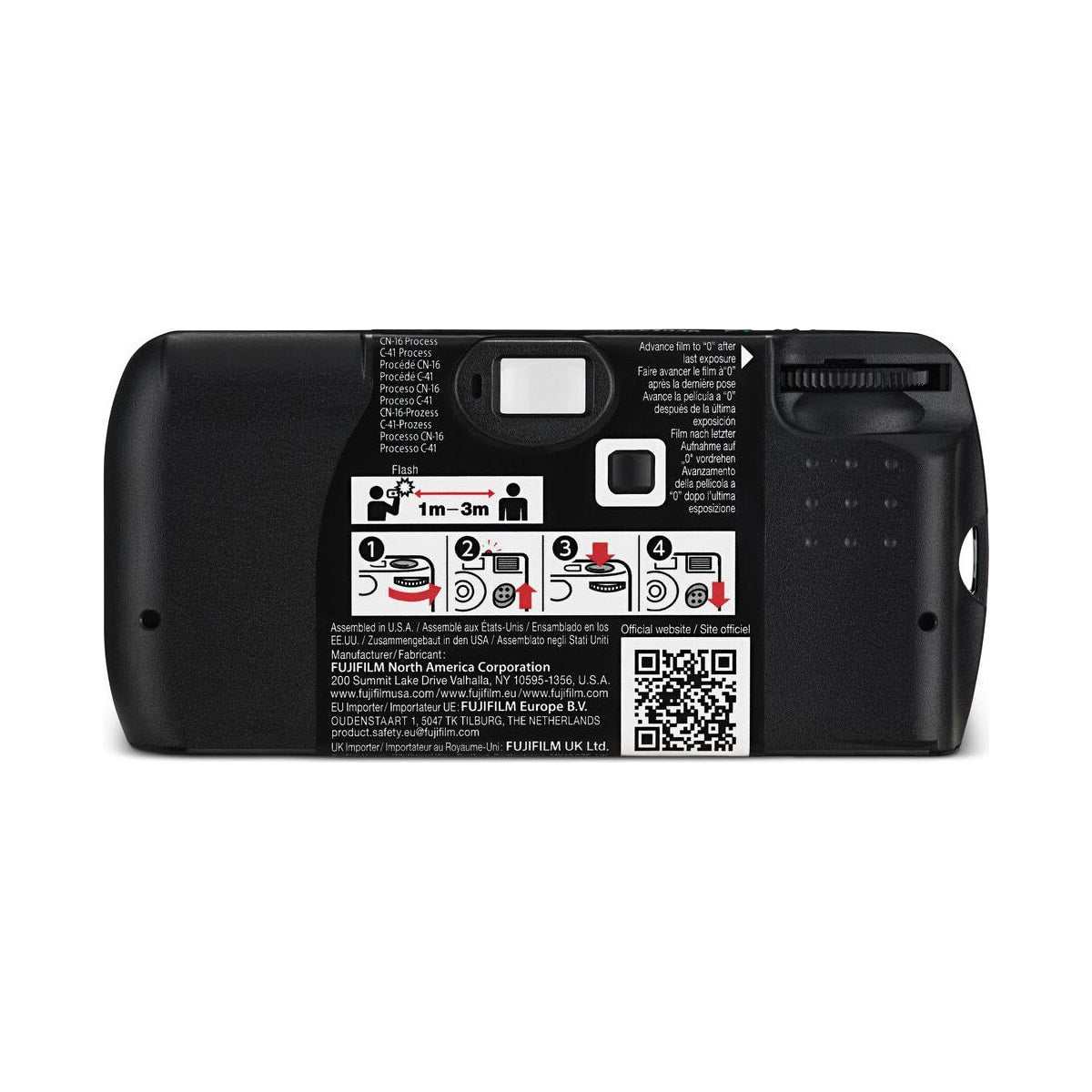 Fujifilm QuickSnap Black and White One-Time-Use Disposable Camera (27 Exposures) — view 7 view