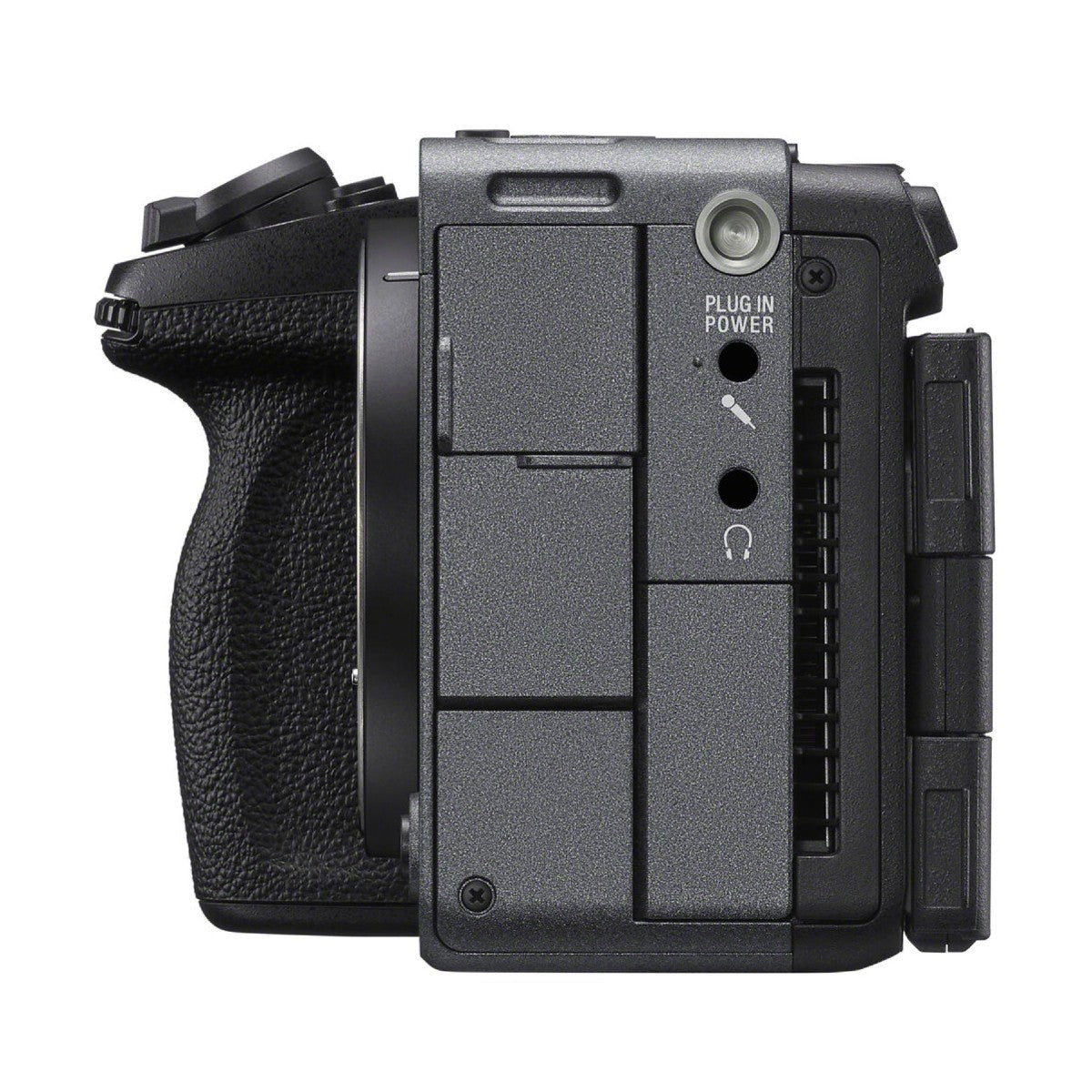 Sony FX5 full-frame cinema camera with XLR handle unit, product view 9