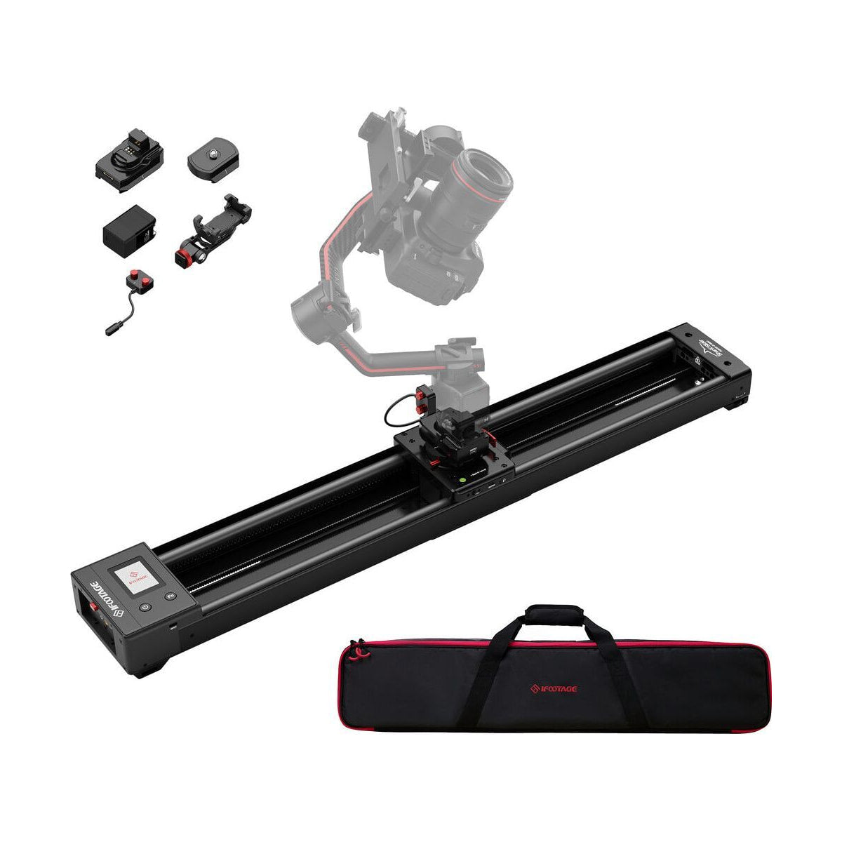 iFootage Shark Slider Nano II-860 24.9" Motorized Camera Slider — view 2 view