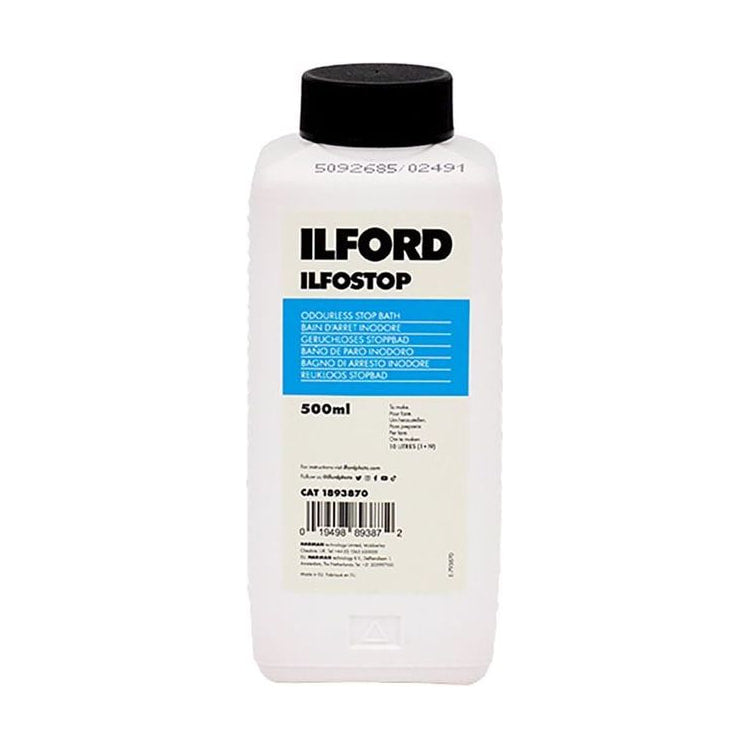 Ilford Ilfostop Stop Bath (500ml) — top view