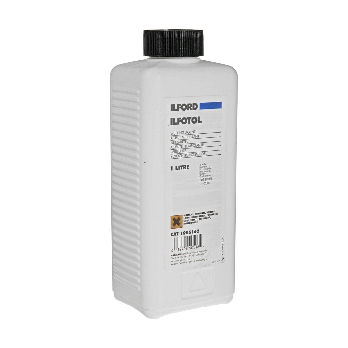 Ilford Ilfotol Wetting Agent (Liquid) for Black & White Film & Paper - 1 Liter — front view