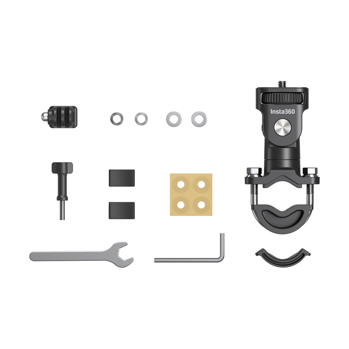 Insta360 Motorcycle U-Bolt Mount — included mount components view