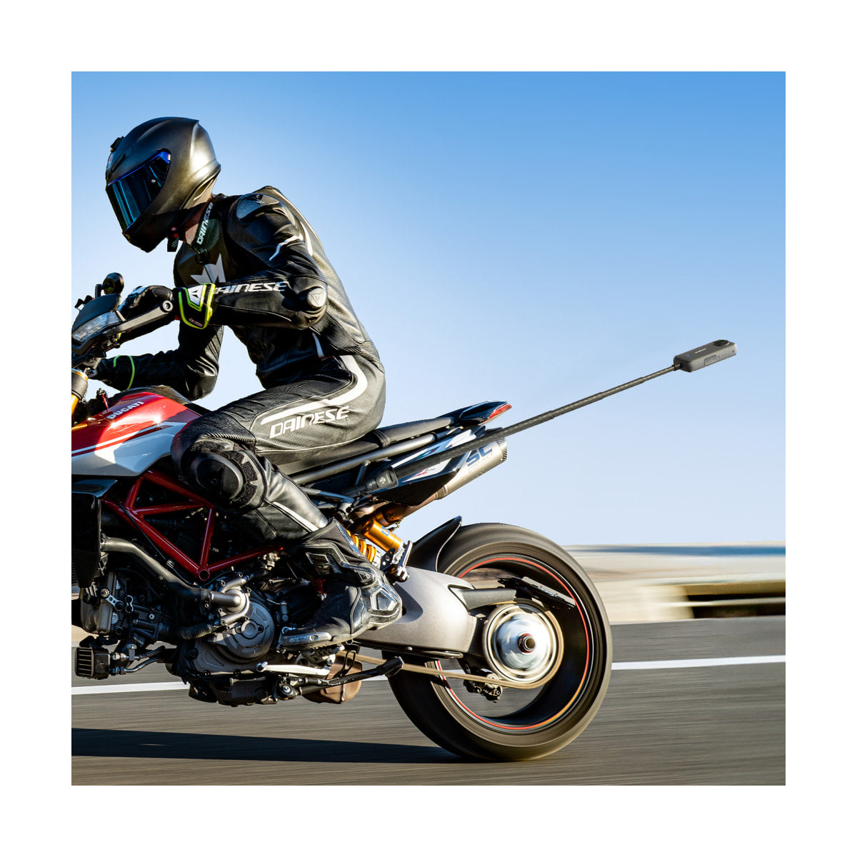 Insta360 Motorcycle U-Bolt Mount — motorcycle riding use view view