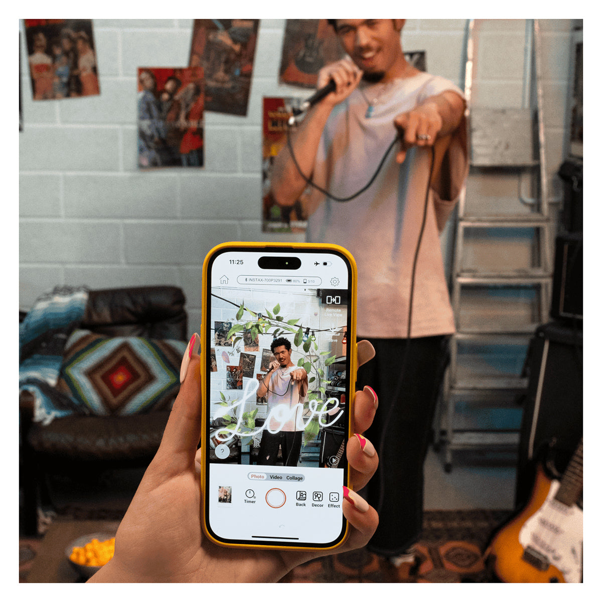 Fujifilm INSTAX Mini Link 3 Smartphone Printer (Sage Green)