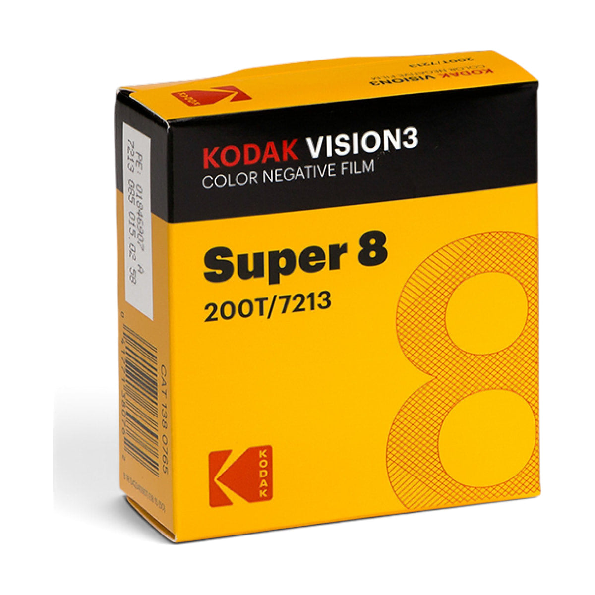 Kodak VISION3 200T Color Negative Super 8 Film (50' Roll) — front view