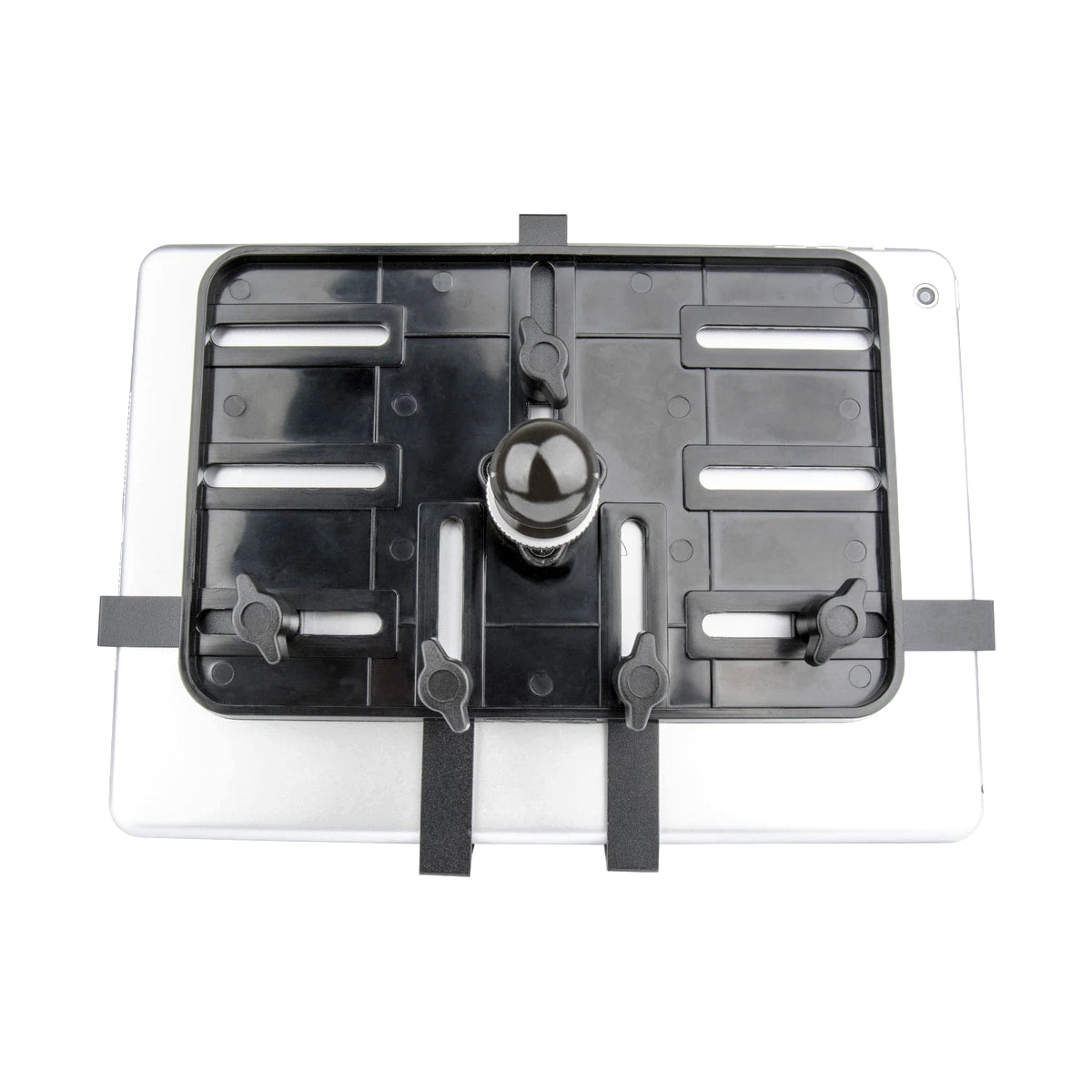 Kupo Super Knuckle Universal Tablet Holder — rear view with tablet installed view