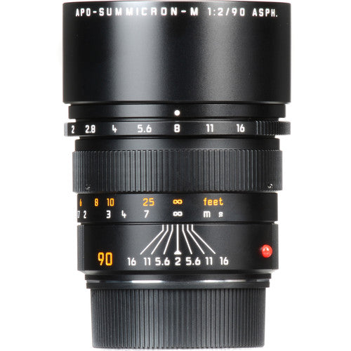 Leica 90mm f/2 APO-Summicron-M ASPH Lens (Black Anodized)