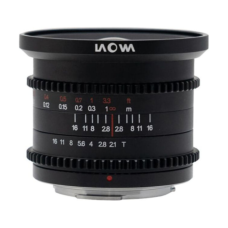 Laowa 6mm T2.1 Zero-D Lens for Micro Four Thirds — front view