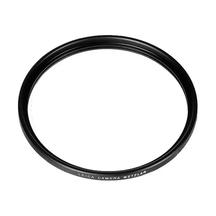 Leica E49 UVa II Filter (Black) — top view