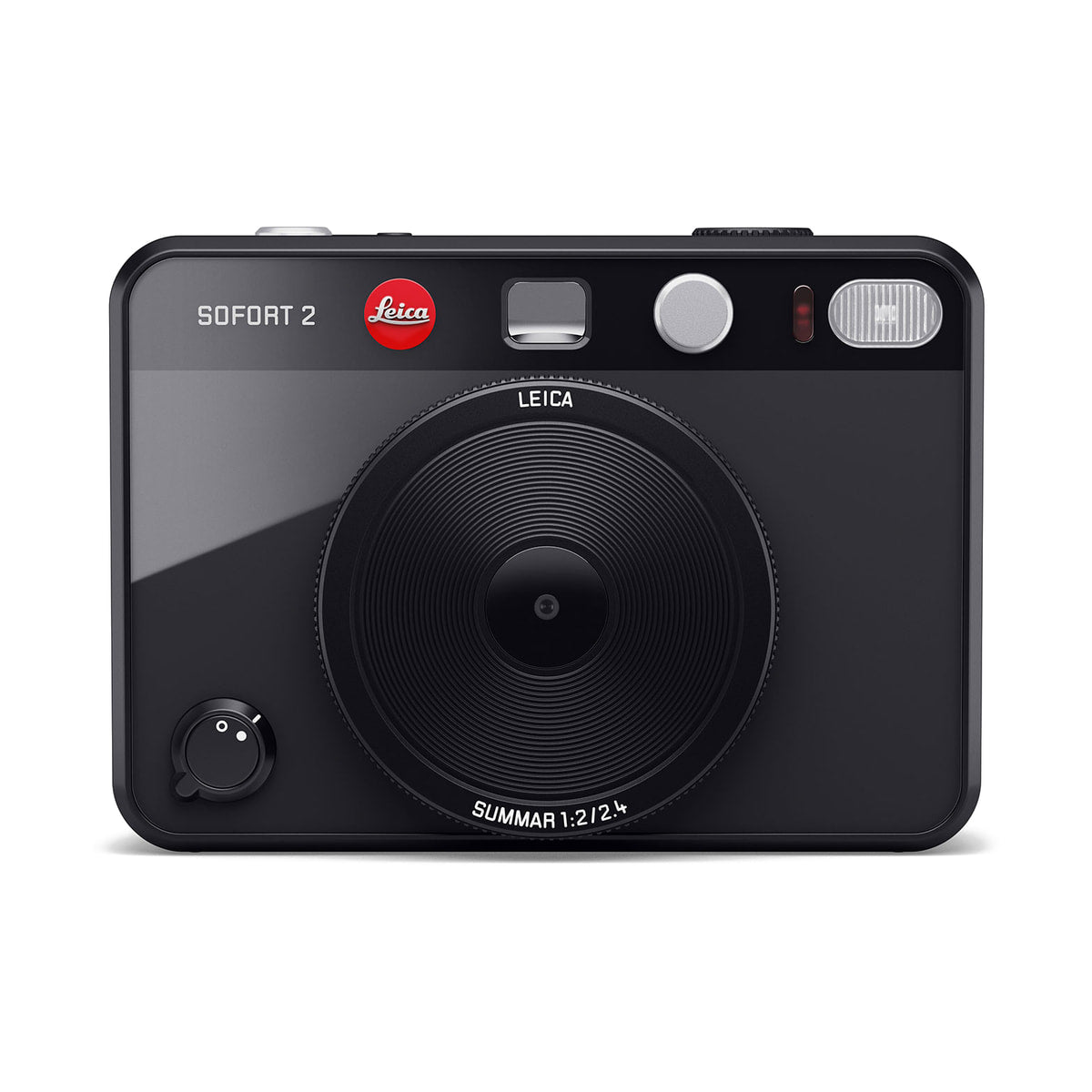 Leica SOFORT 2 Instant Camera (Black) — front view view