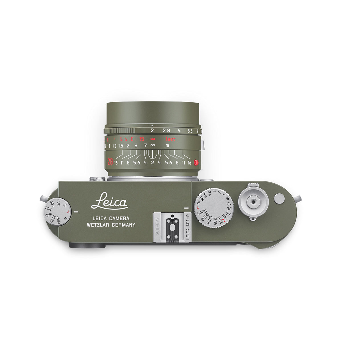 Leica 28mm f/2 Summicron-M ASPH Lens (Safari Green)