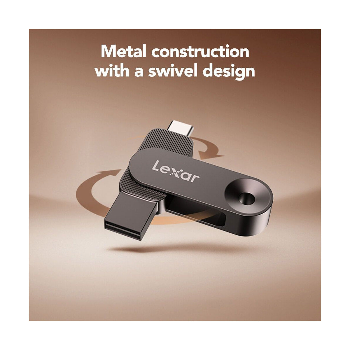 Lexar 256GB JumpDrive Dual Drive D500 USB 3.2 Gen 1 Flash Drive — view 5 view