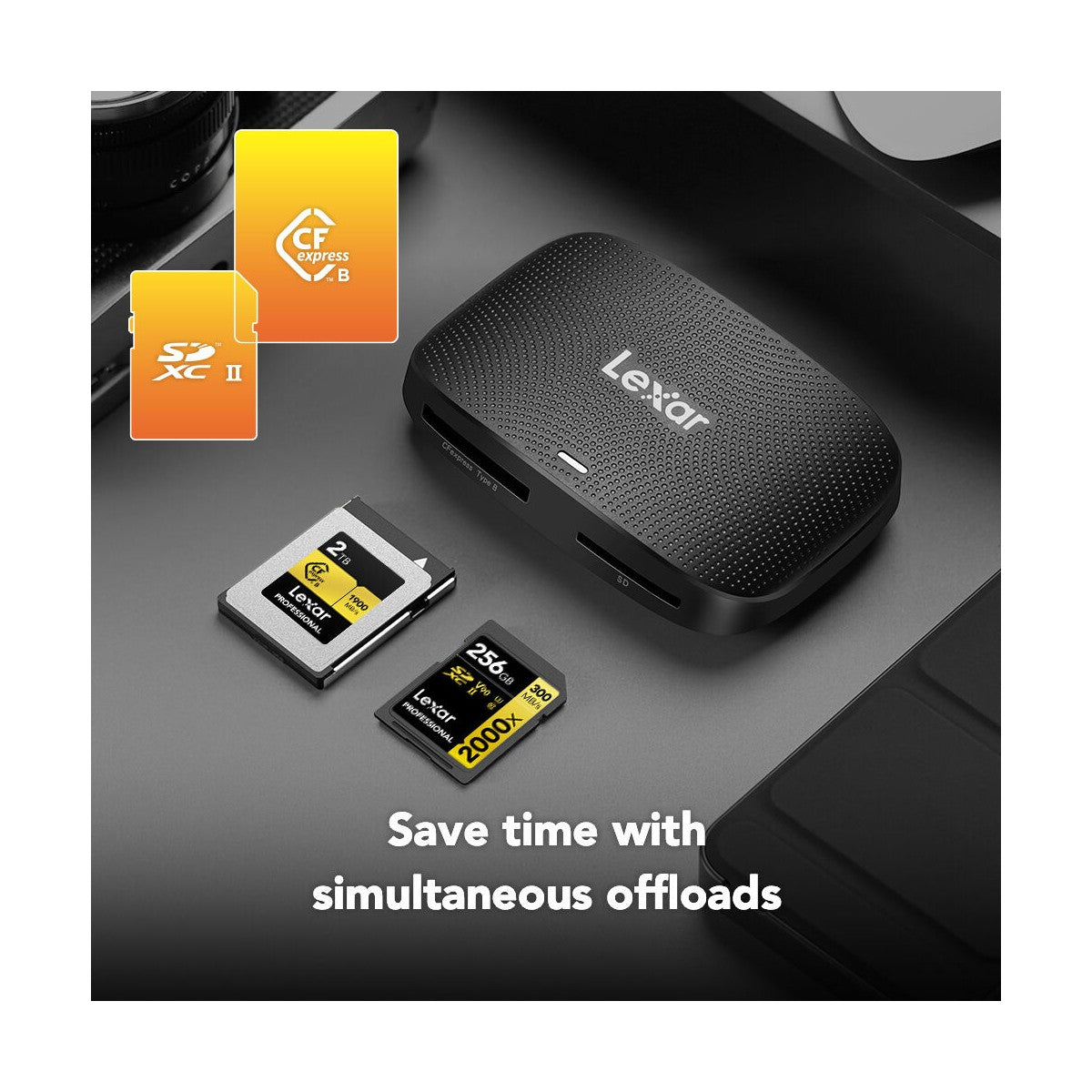 lexar card reader type b