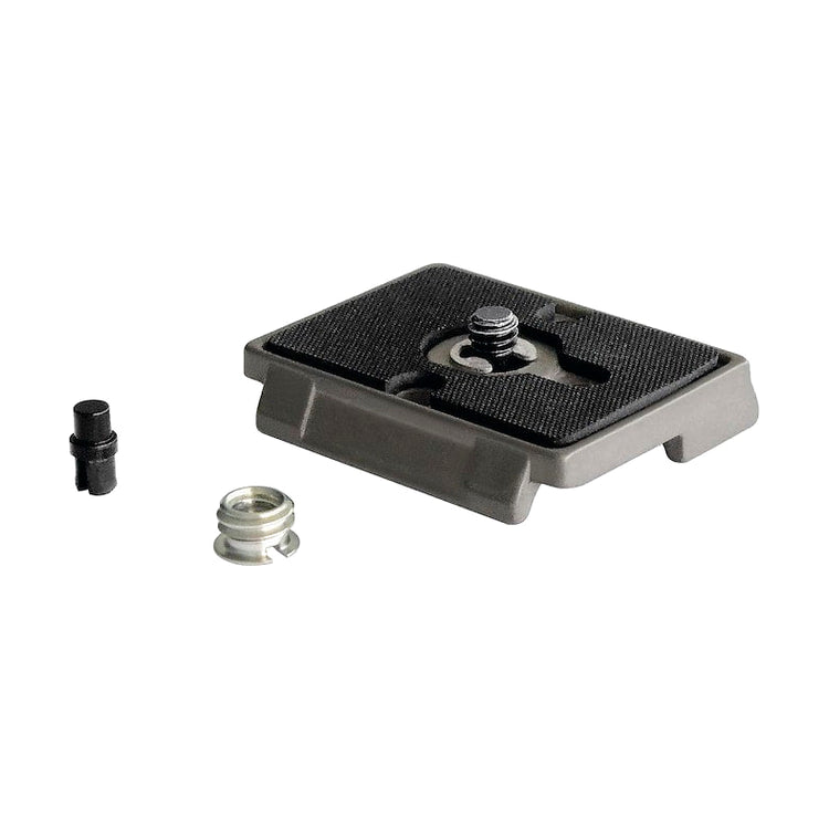 Manfrotto 200PL Quick Release Plate — top angled view of quick release plate view
