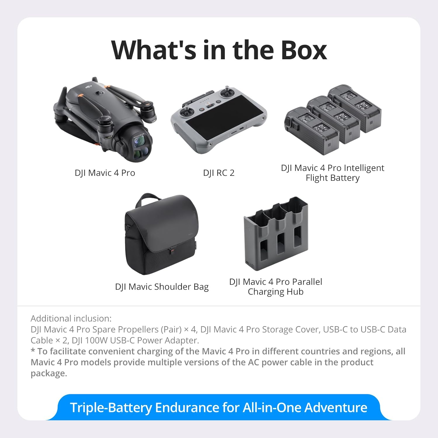 DJI Mavic 4 Pro Drone Fly More Combo