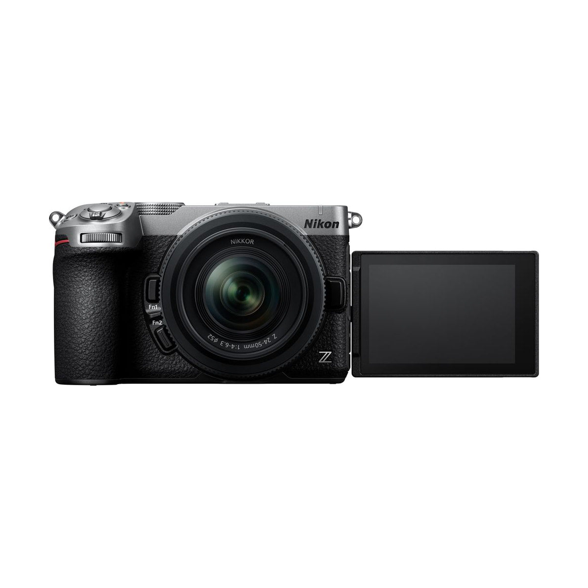 Nikon Z5 IIC Mirrorless Camera Body w/ NIKKOR Z 24-50mm f/4-6.3 VR Lens (Silver) — side view
