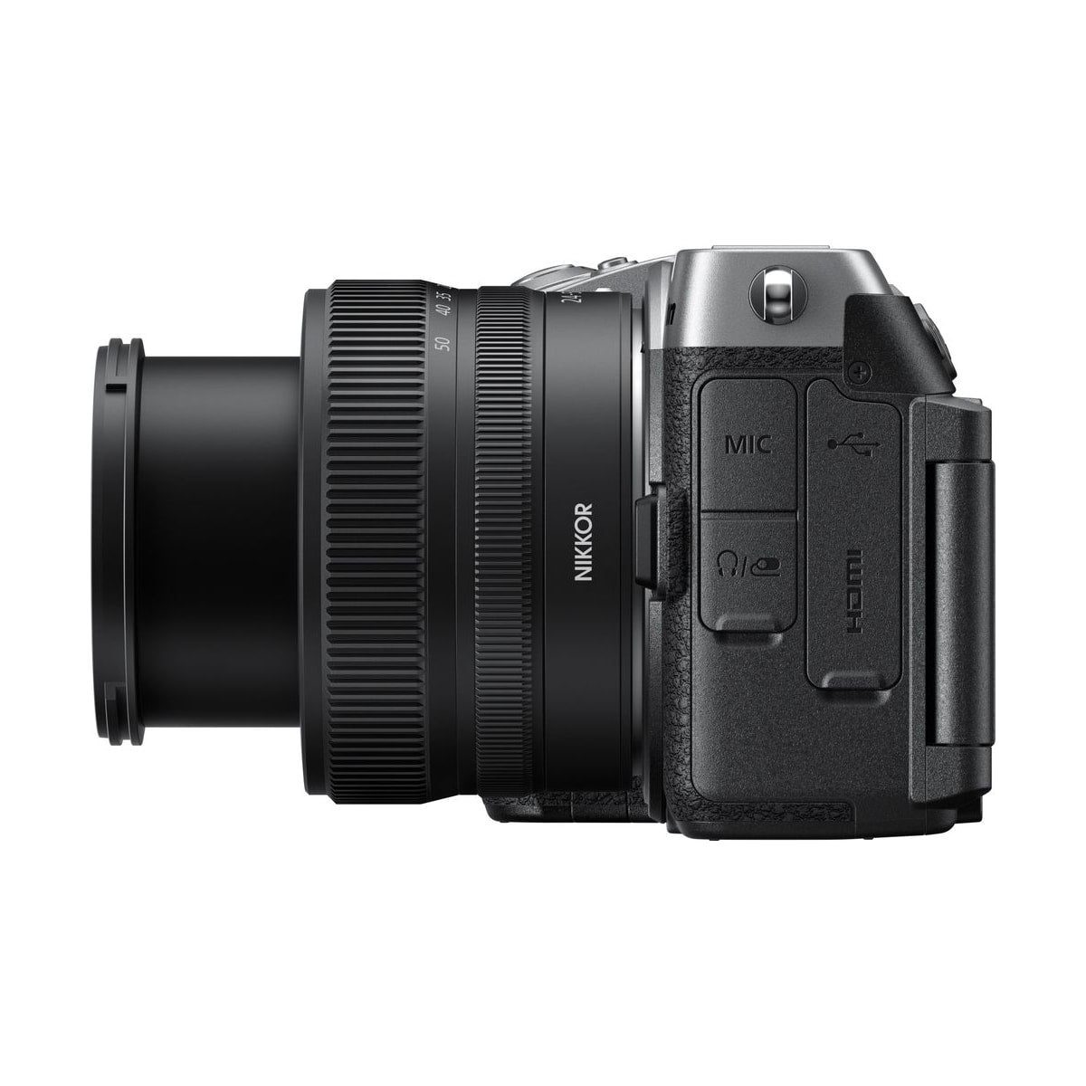 Nikon Z5 IIC Mirrorless Camera Body w/ NIKKOR Z 24-50mm f/4-6.3 VR Lens (Silver) — view 13 view