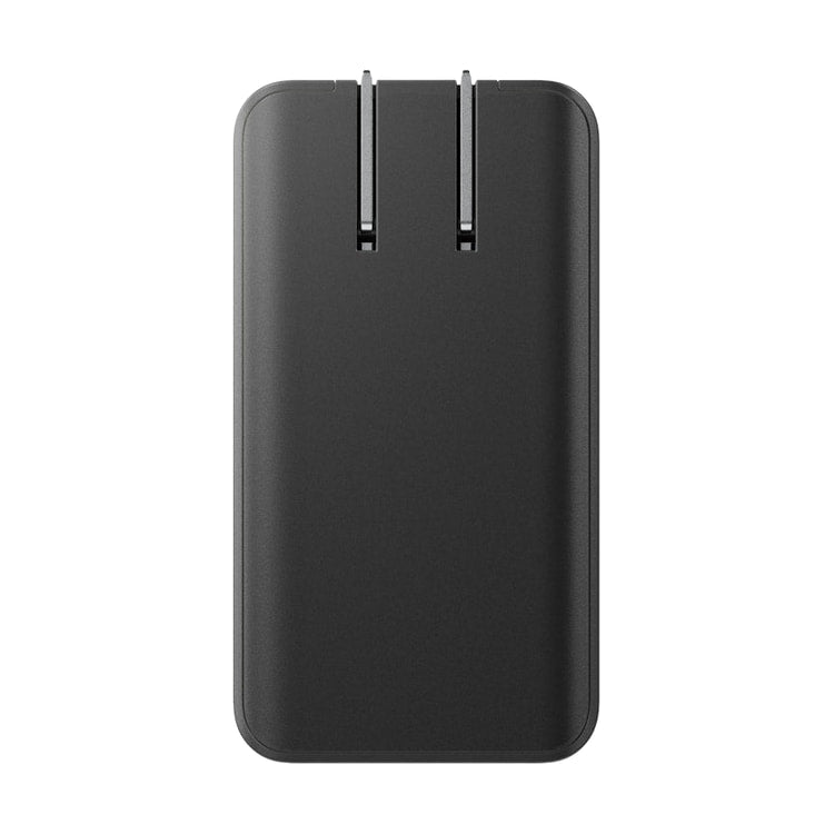 Peak Design Dual Slim Charger — back view with folded prongs view