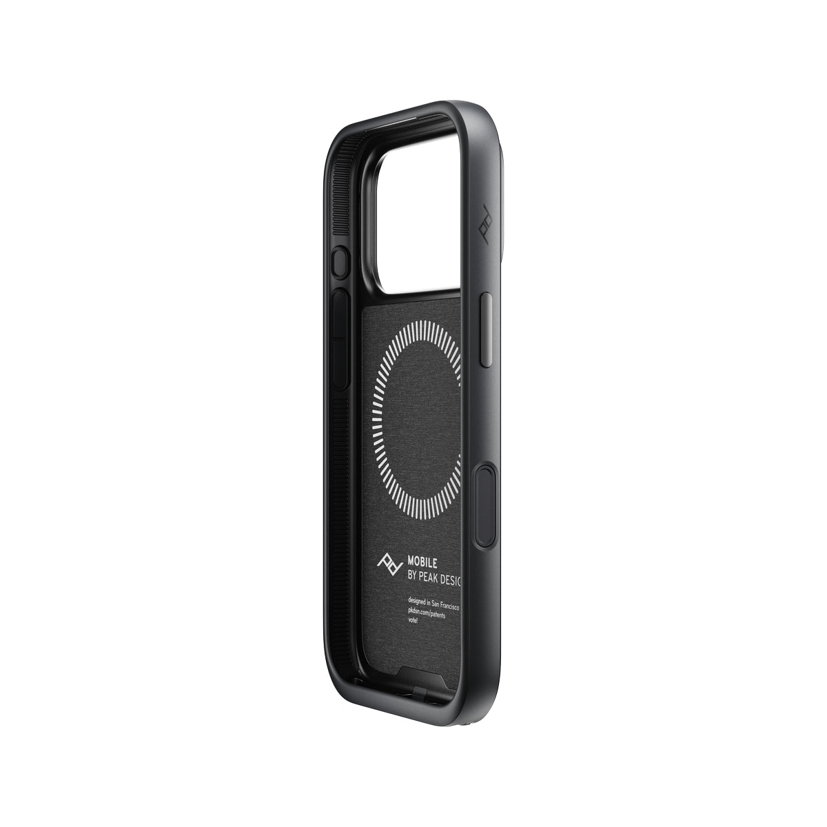 Peak Design Mobile Everyday Fabric Case iPhone 17 Pro - Charcoal — 360 product view frame 8 view