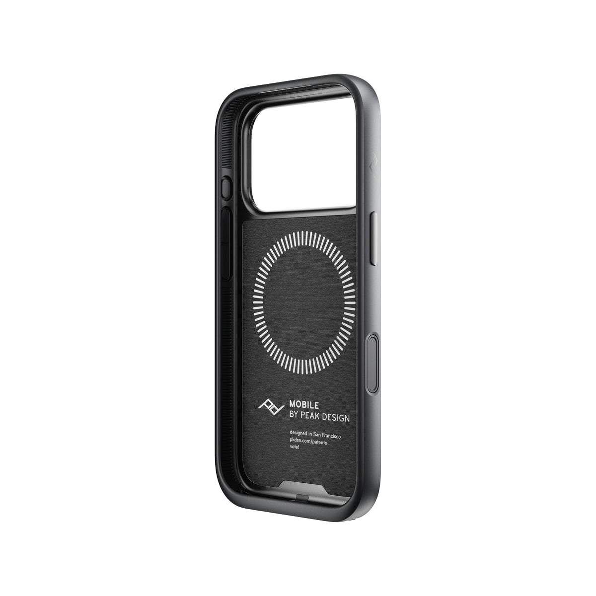 Peak Design Mobile Everyday Fabric Case iPhone 17 Pro - Charcoal — 360 product view frame 9 view