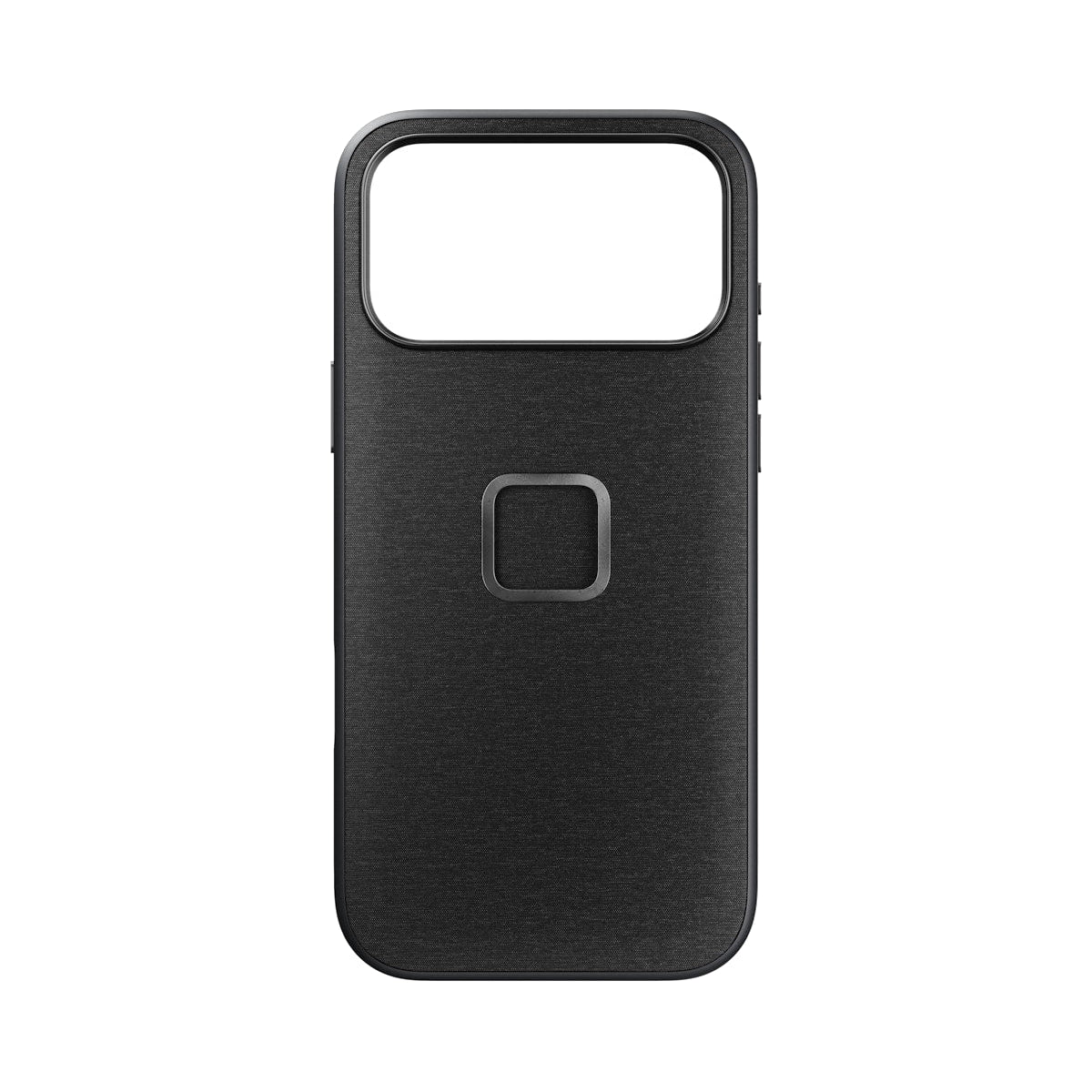 Peak Design Mobile Everyday Fabric Case iPhone 17 Pro Max - Charcoal — rear view of charcoal fabric case view