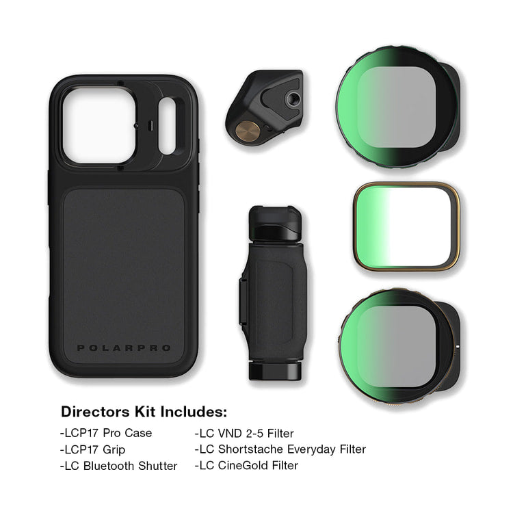 PolarPro LiteChaser Directors Kit for iPhone 17 Pro Max — directors kit product view view