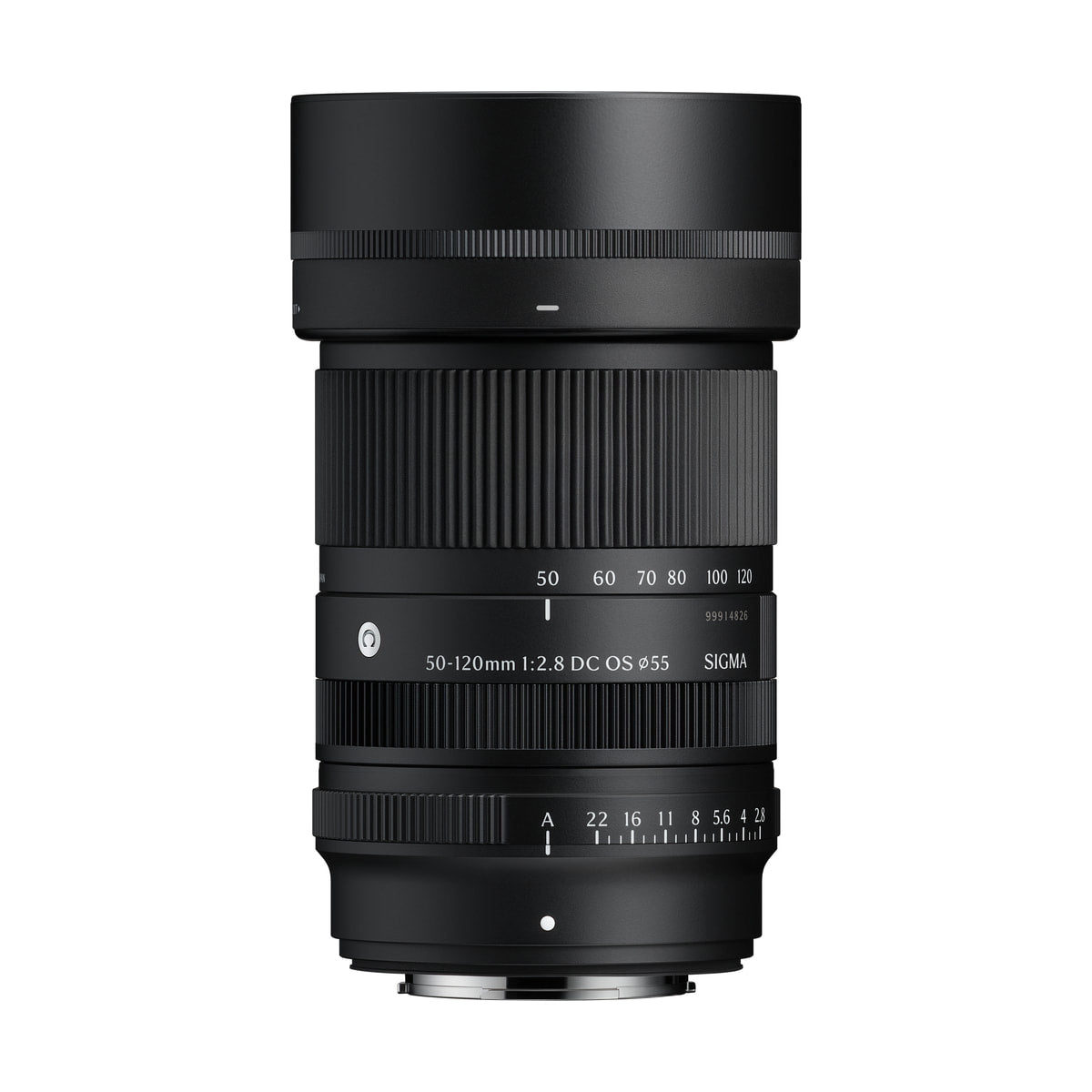 Sigma 50-120mm f/2.8 DC OS Contemporary Lens for Fuji X-Mount (APS-C) — front view