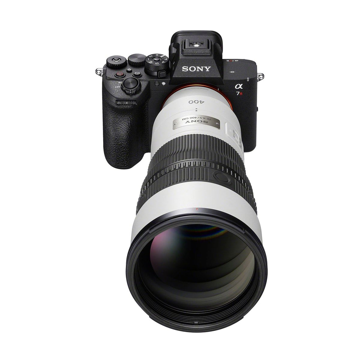 Sony FE 400mm f4.5 GM OSS Lens — front view