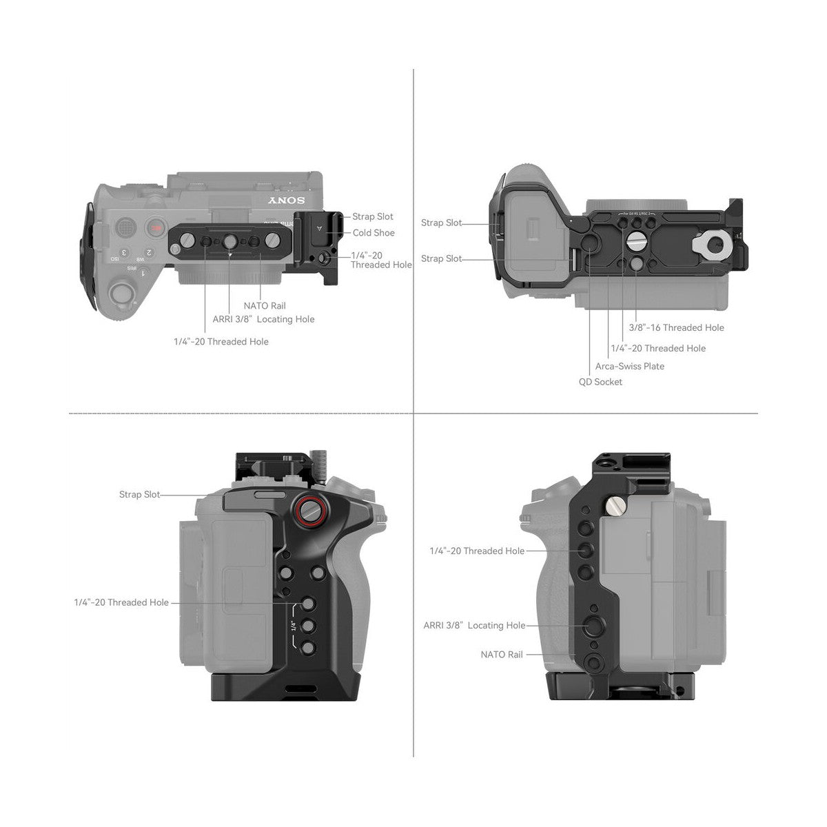 SmallRig Cage for Sony FX30/FX3