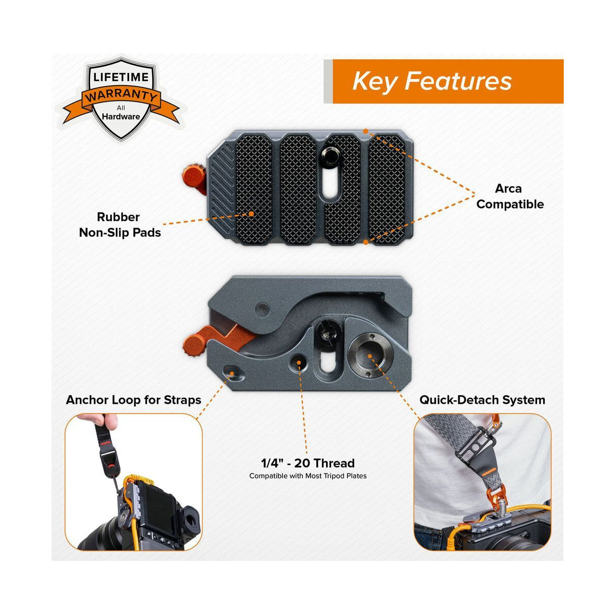 Tether Tools TetherGuard LeverLock Plus Plate — view 9 view