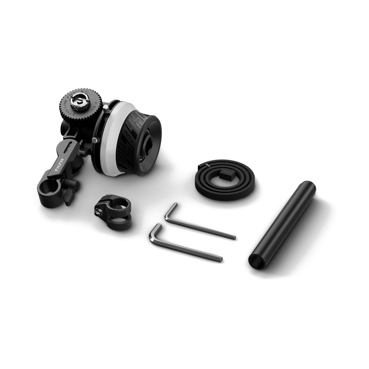 Tilta Pocket Follow Focus — follow focus package contents view