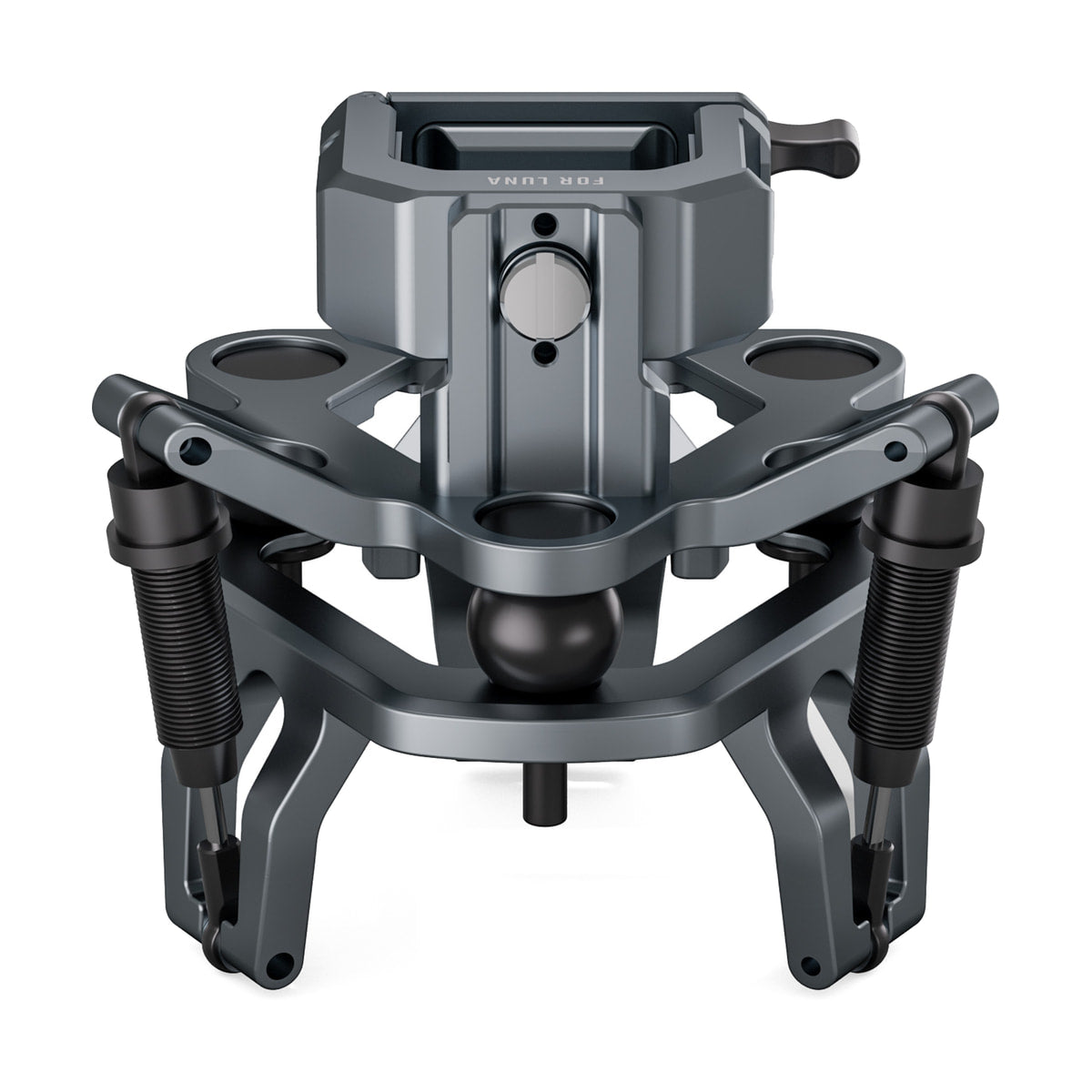 Tilta Shock-Absorbing Head for Hydra Alien Mini & Insta360 Luna Ultra — front studio view view