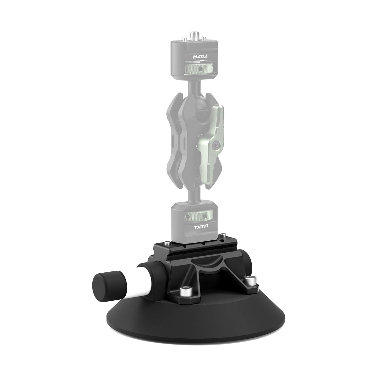 Tilta Universal Suction Cup with Mounting Bracket (4.5") — rear mounting bracket studio view view