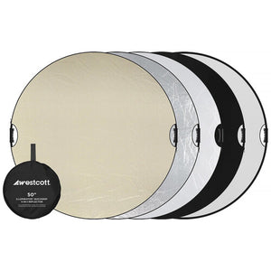 Westcott Illuminator QuickGrip 5-in-1 Reflector (50