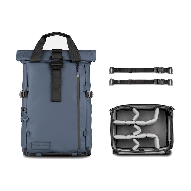 WANDRD PRVKE 31 V4 Backpack w/Photo Bundle (Aegean Blue) — photography bundle product view view