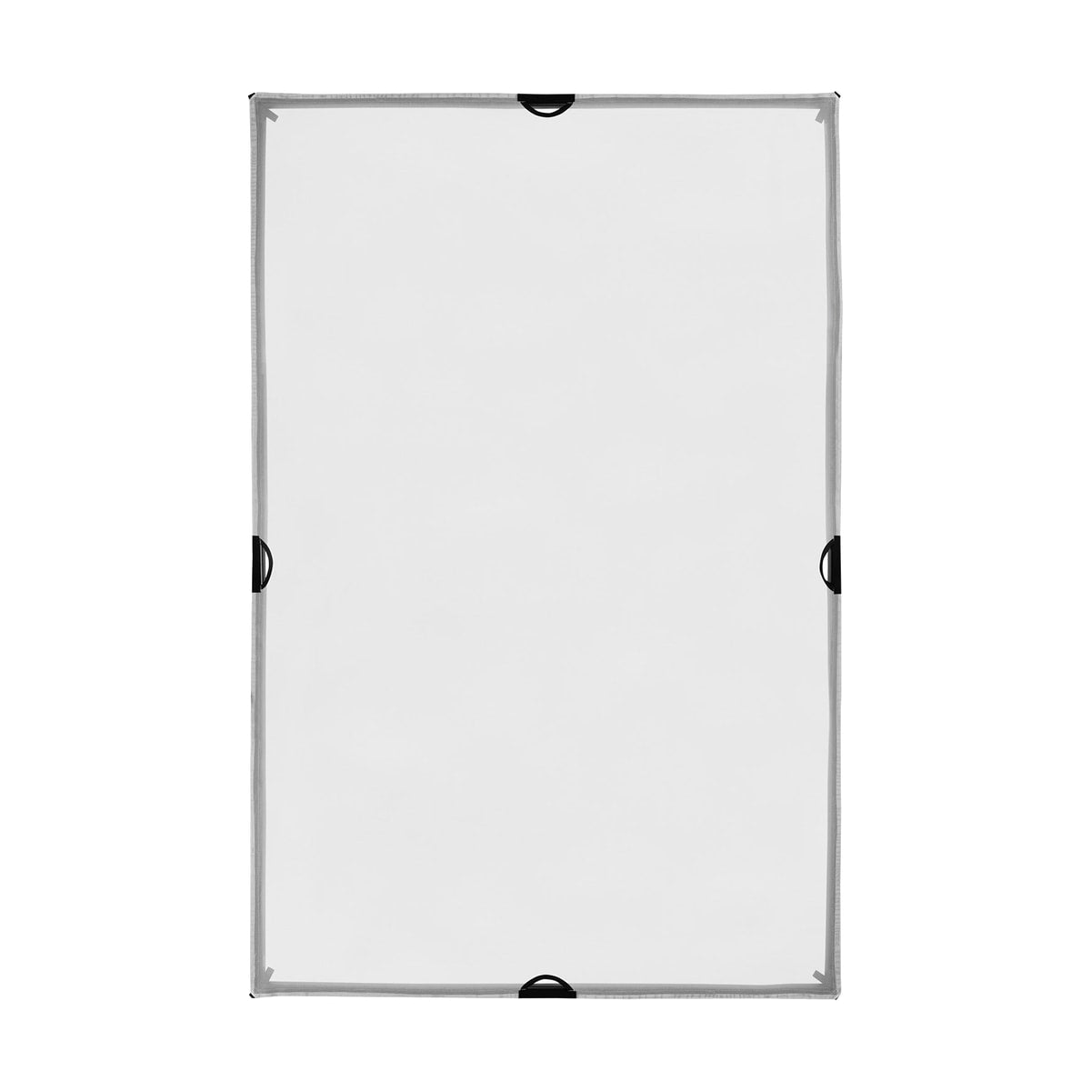 Westcott Scrim Jim Cine 3/4-Stop Diffusion Fabric (4’x6’) — front view of diffusion fabric on frame view
