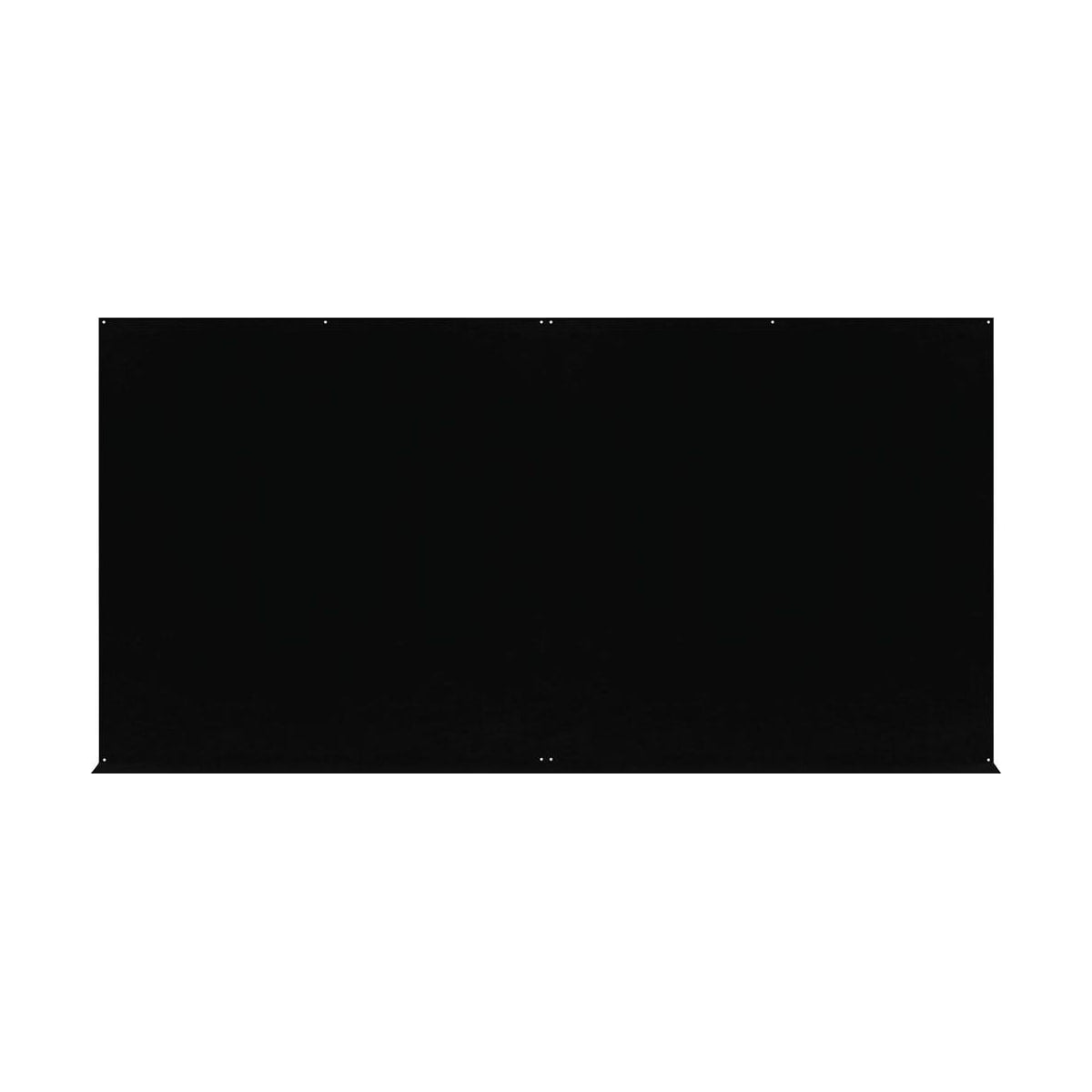Westcott X-Drop Pro Wrinkle-Resistant Backdrop - Rich Black (16' x 8') — front view