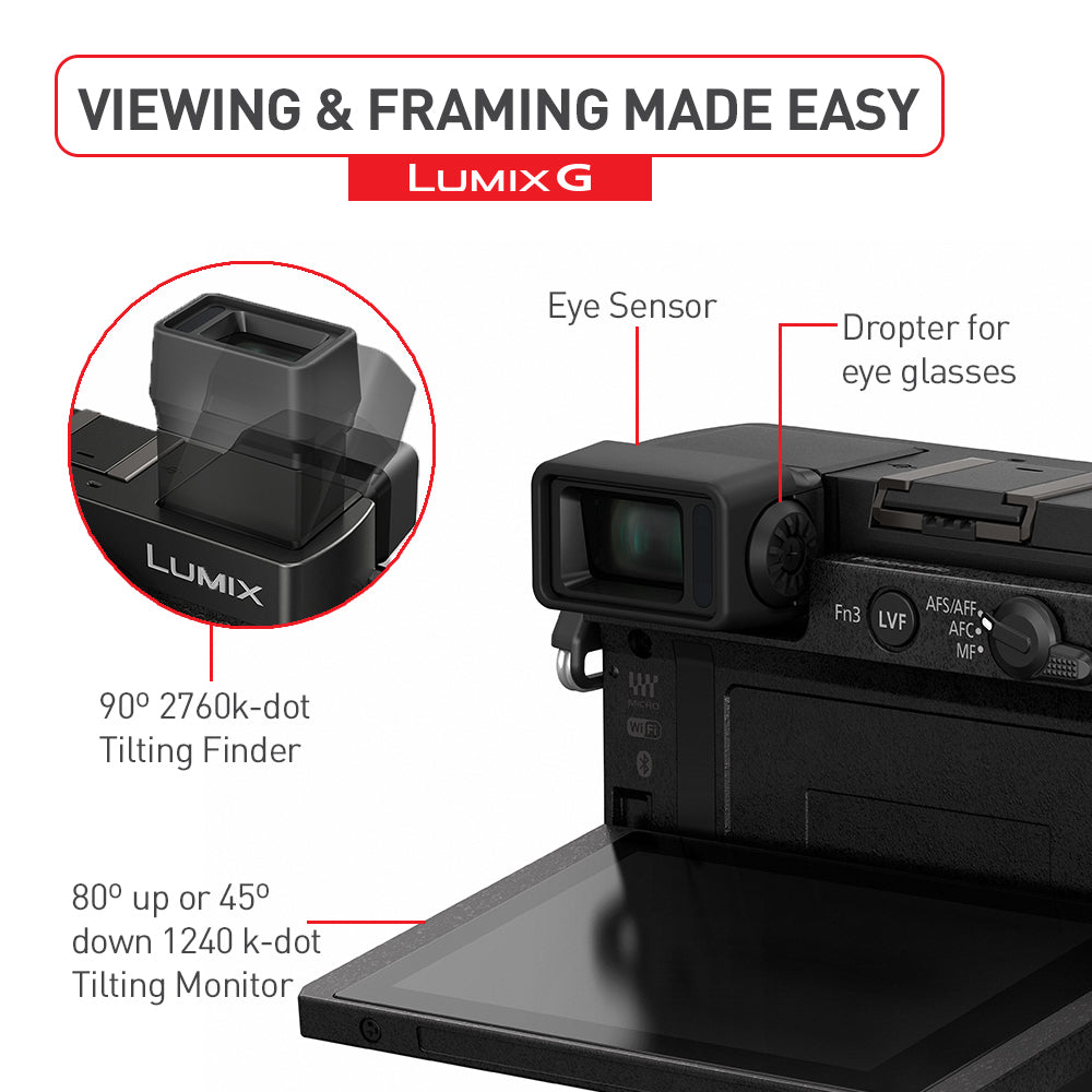 OPEN BOX - Panasonic Lumix DC-GX9 Mirrorless Micro Four Thirds Digital