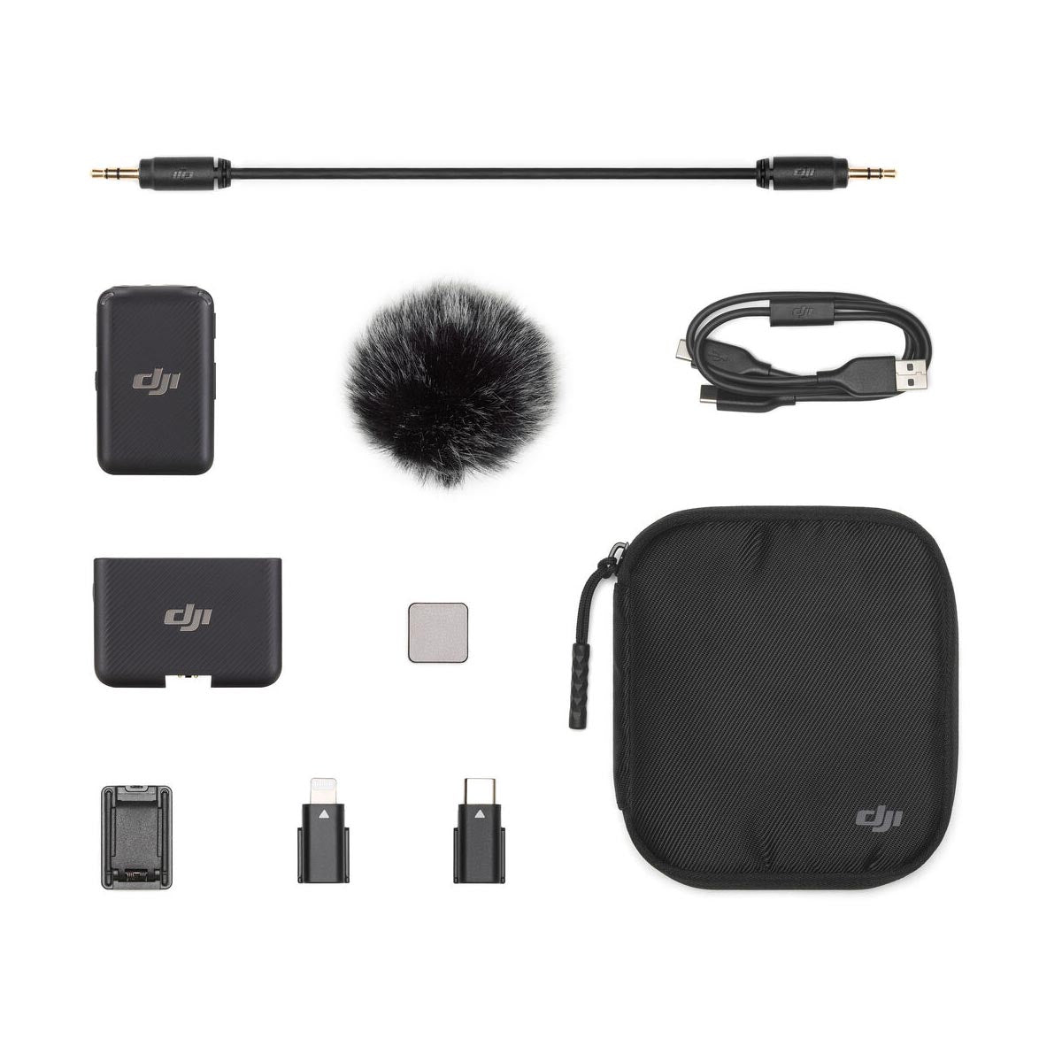 DJI 1-Microphone Compact Wireless Mic System for Camera & Smartphone (2.4 GHz)