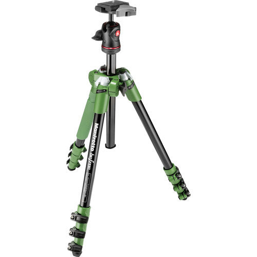 Manfrotto MKBFRA4G-BH Befree Compact Travel Tripod Green, discontinued, Manfrotto - Pictureline  - 1