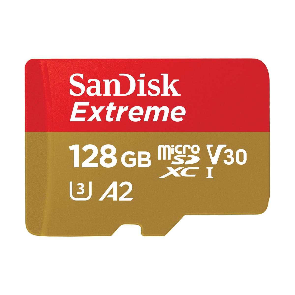 SanDisk 128GB Extreme UHS-I microSDXC (V30) 190mb/s Memory Card with SD Adapter