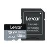 Lexar 128GB Professional 1066x UHS-I microSDXC (V30) Memory Card with SD Adapter