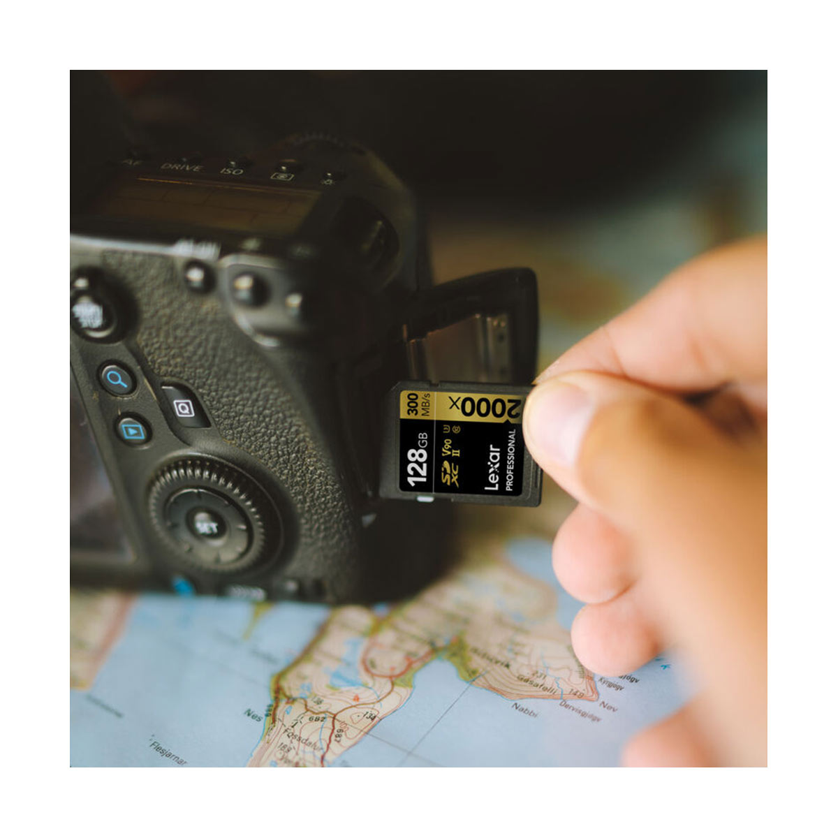 Lexar 128GB Professional 2000x UHS-II V90 SDXC Memory Card