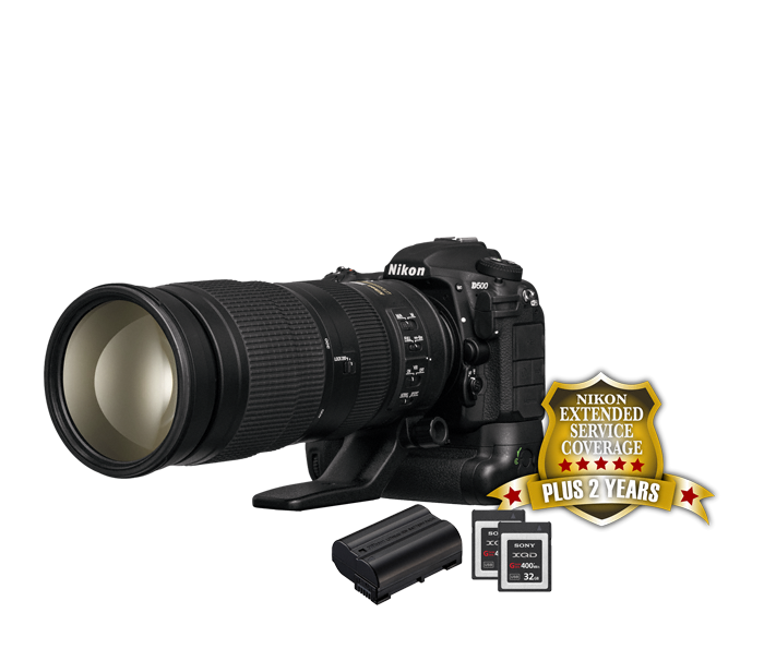 Nikon D500 DSLR Camera Sports and Wildlife Kit