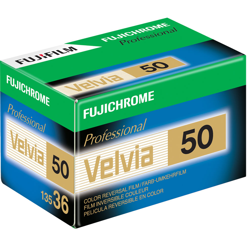 Fujichrome Velvia 50 135-36 Film (One Roll)