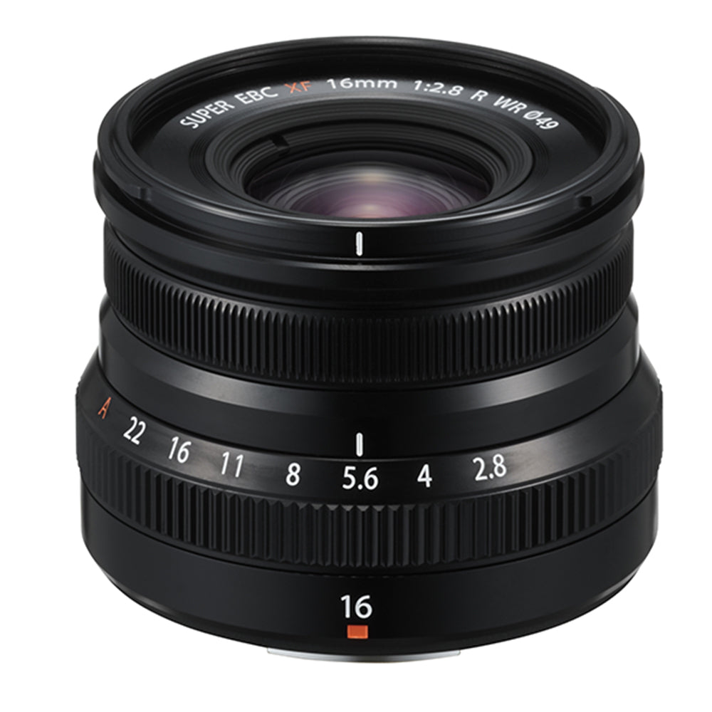 Fujifilm XF 16mm F2.8 R WR Lens (Black)