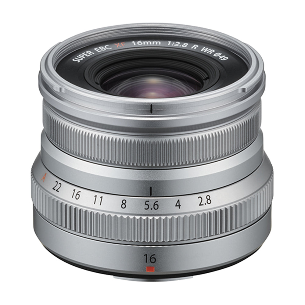 Fujifilm XF 16mm F2.8 R WR Lens (Silver)