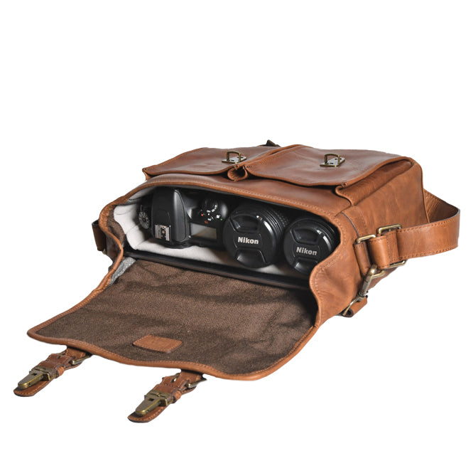Nikon 100th Anniversary ONA Premium Leather Messenger Bag